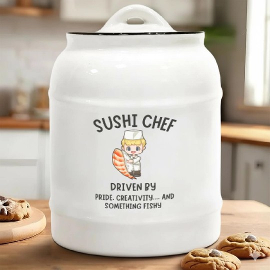 SUSHI CHEF 24 Ceramic Cookie Jars