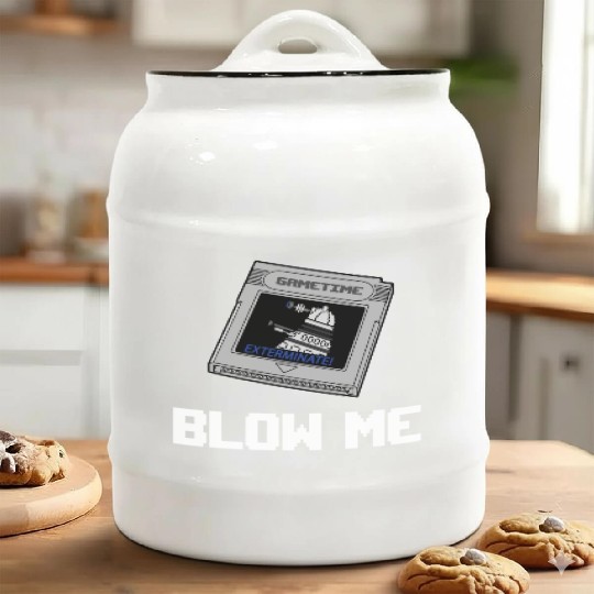 BLOW ME Ceramic Cookie Jars