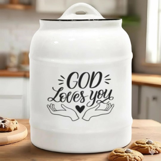 god loves you Ceramic Cookie Jars