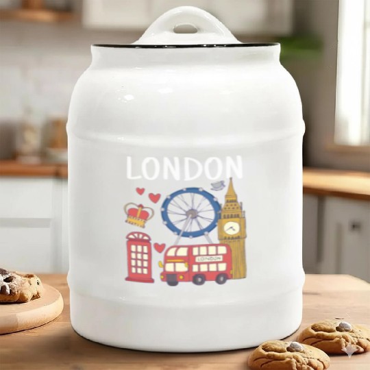 London Ceramic Cookie Jars