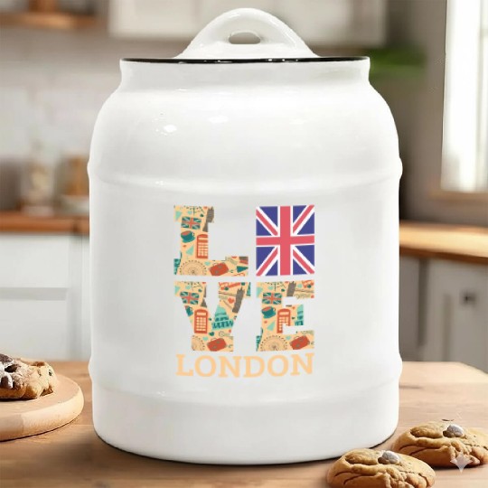 London Ceramic Cookie Jars