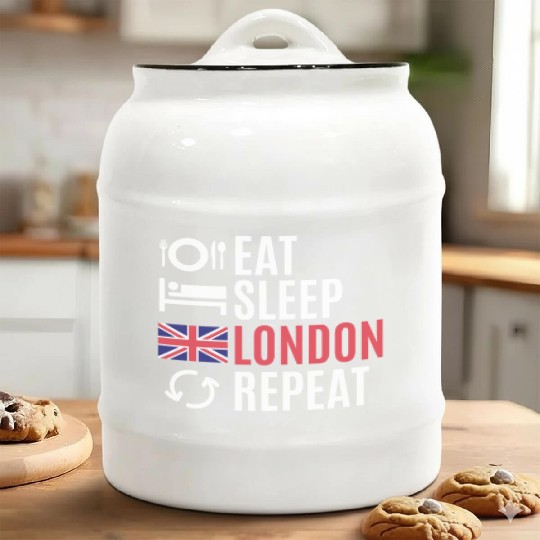 London Ceramic Cookie Jars
