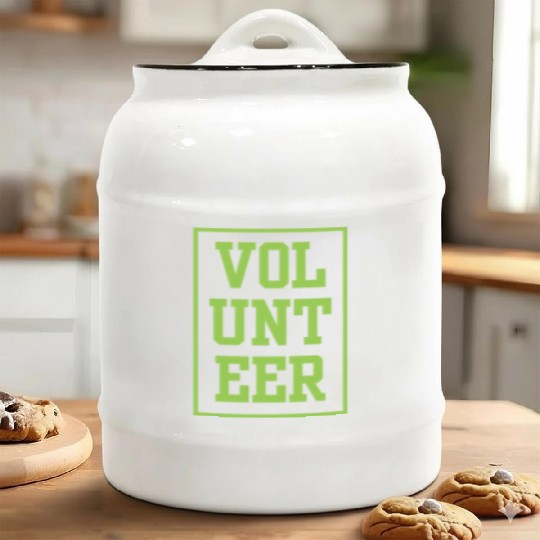 Volunteer Volunteering Volunteers Job Unpaid Ceramic Cookie Jars