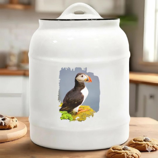 Atlantic Puffin Ceramic Cookie Jars