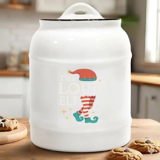 Loud Elf December Love Elf Christmas Ceramic Cookie Jars