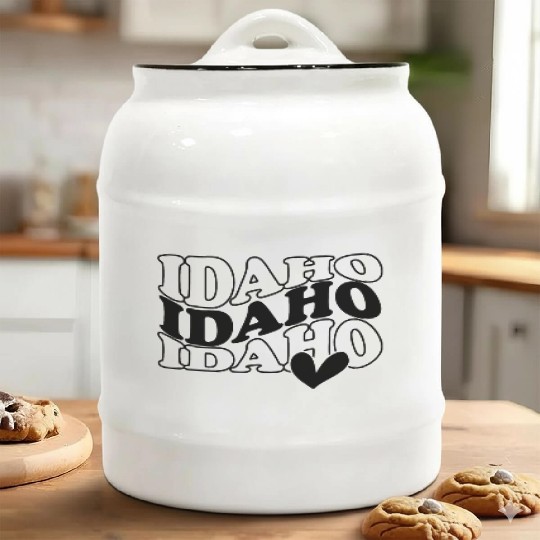 Idaho Women Ceramic Cookie Jars & Women Pullover