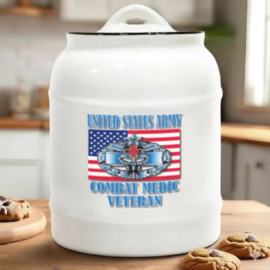 Combat Medic 2nd Award Memorable Us Ceramic Cookie Jars