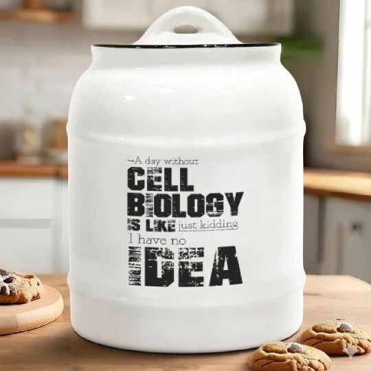Cell biology Ceramic Cookie Jars
