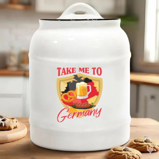 TAKE ME TO GERMANY Ceramic Cookie Jars