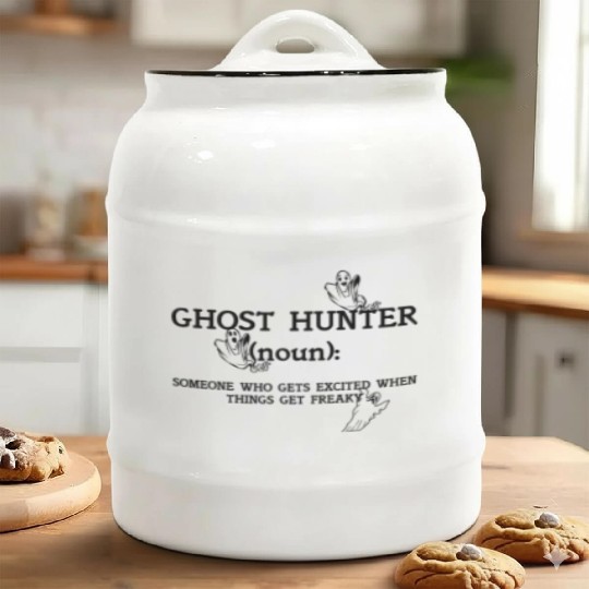 Ghost Hunters Like It Freaky Ceramic Cookie Jars