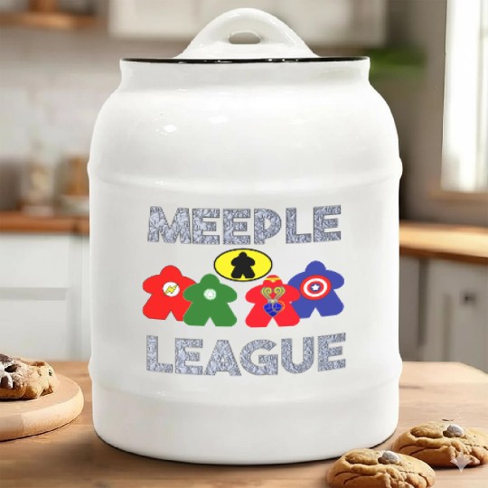 Meeple League Ceramic Cookie Jars