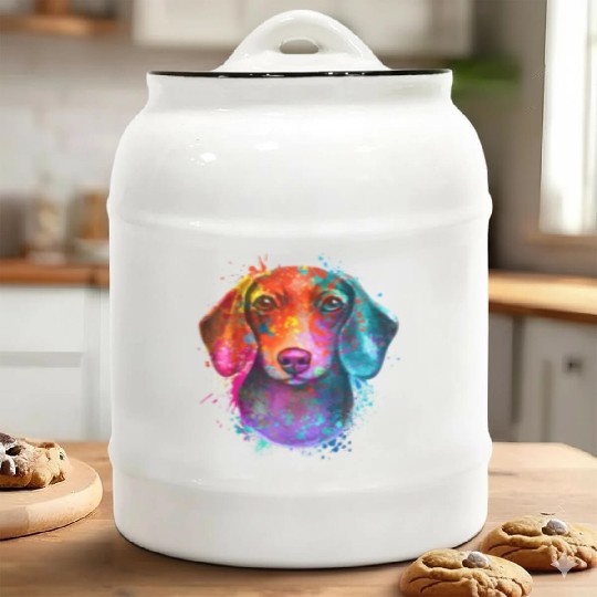 Dachshund Is My Spirit Animal Ceramic Cookie Jars