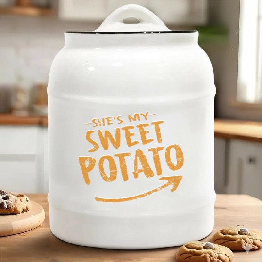 She Is My Sweet Potato Ceramic Cookie Jars