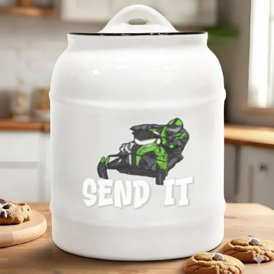 Extreme Gonna Send It Ceramic Cookie Jars