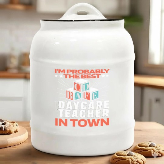 Daycare Teacher Funny Ceramic Cookie Jars