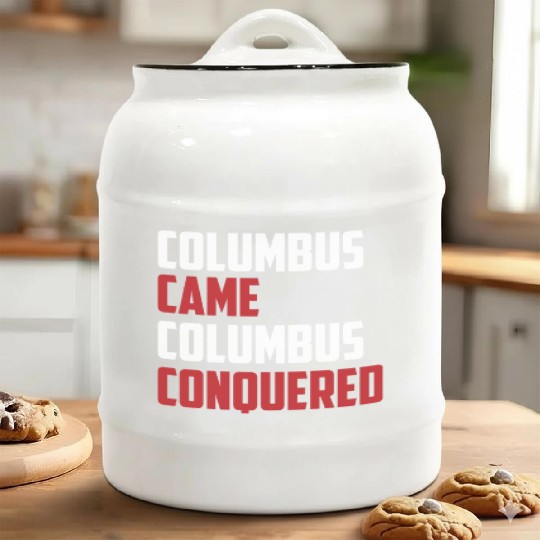 Columbus Day 1492 Ceramic Cookie Jars