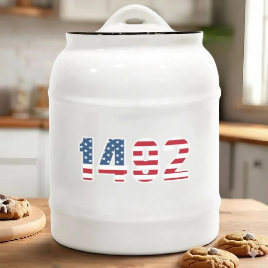 Columbus Day 1492 Ceramic Cookie Jars