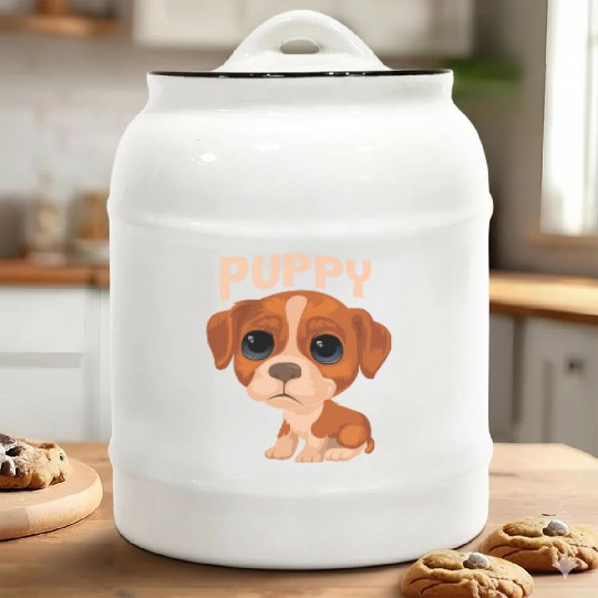 Beagle Cute Puppy Dog Owners Pet Lover Gift Ideas Ceramic Cookie Jars