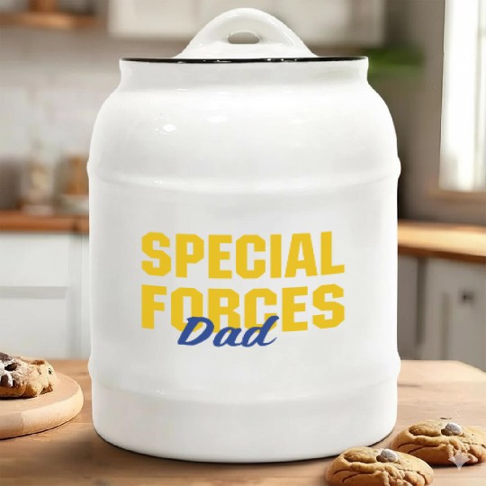 Special Forces Dad Ceramic Cookie Jars