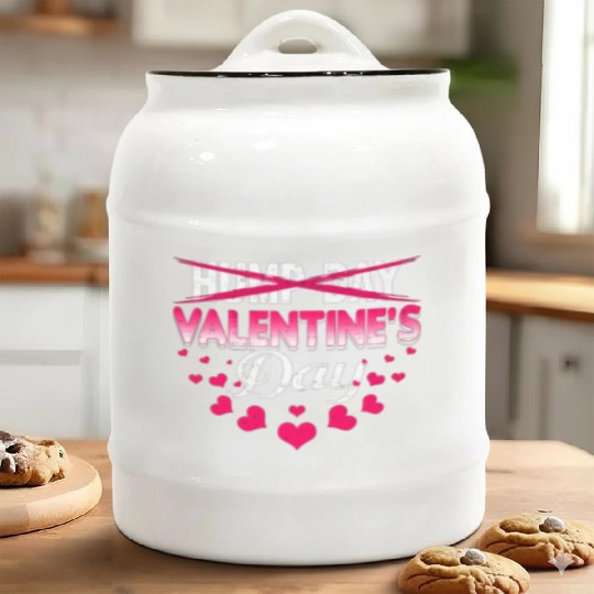 funny valentines day hump day Ceramic Cookie Jars