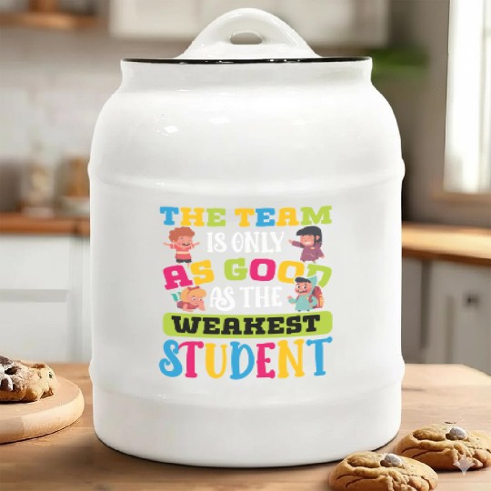 Teacher team as good as weakest student teachers Ceramic Cookie Jars