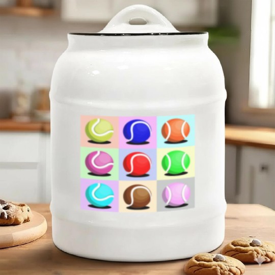 Cadeau pour joueurs et joueuses de padel Ceramic Cookie Jars
