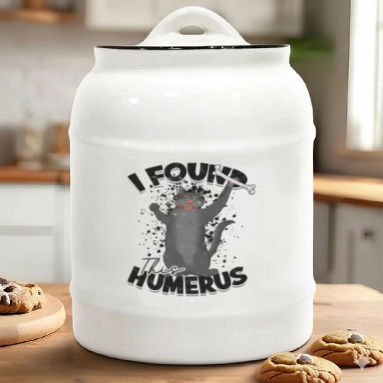 I found this humerus - cat Ceramic Cookie Jars
