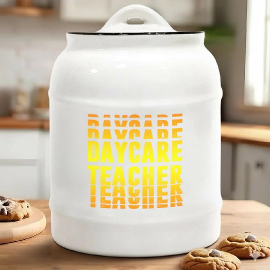 Daycare Teacher Design Ceramic Cookie Jars