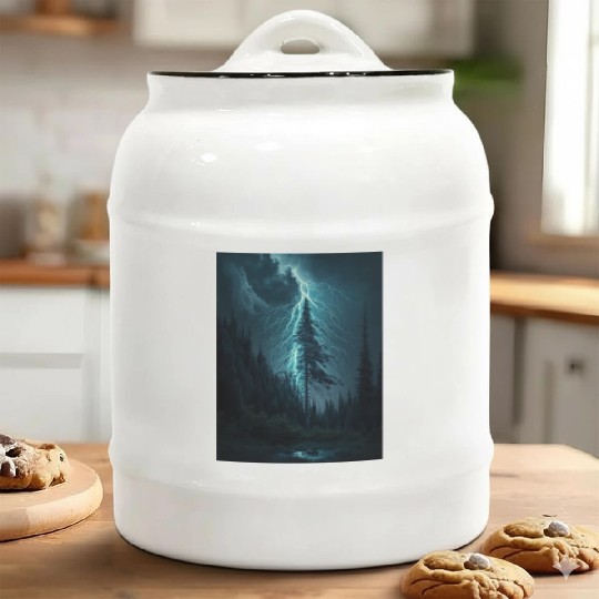 Forest Lightling Ceramic Cookie Jars