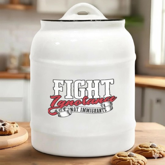 US Immigrant Indigenous USA Immigrants america Ceramic Cookie Jars