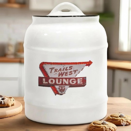 Trails West Lounge Route 66 Tucumcari New Mexico Ceramic Cookie Jars