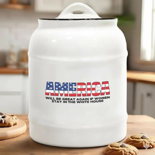 America Will Be Great Again Ceramic Cookie Jars