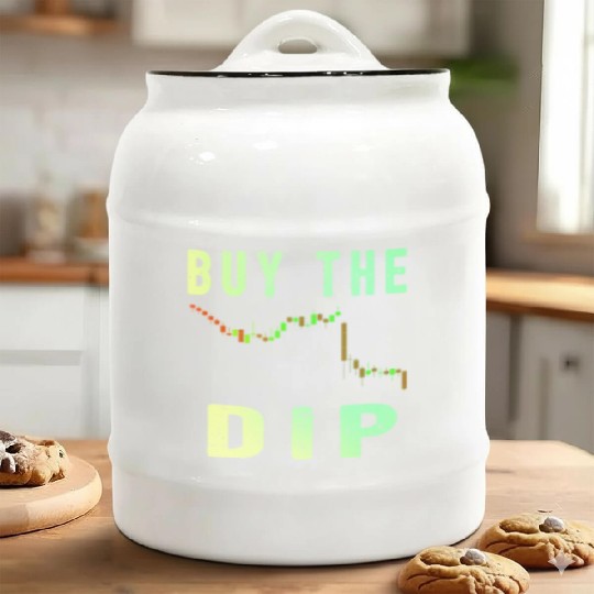 Bitcoin Crypto Father Dad Trader Crypto trader Ceramic Cookie Jars