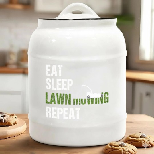 Lawn Mowing Ceramic Cookie Jars Funny Lawn Mower Ceramic Cookie Jars Gardening
