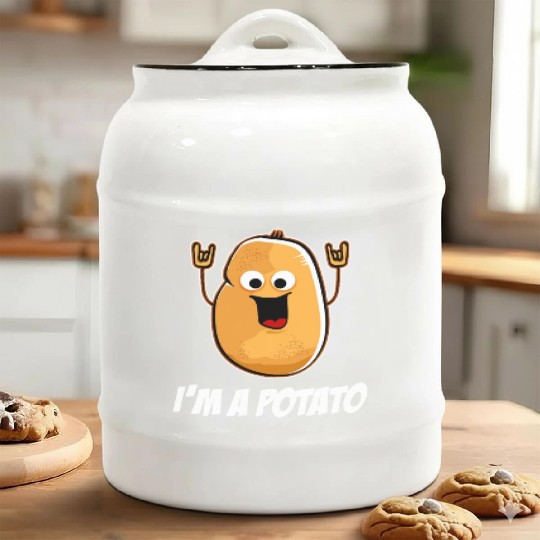 I'm A Potato Sweet Potato Ceramic Cookie Jars