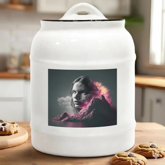 Broken Angel Ceramic Cookie Jars