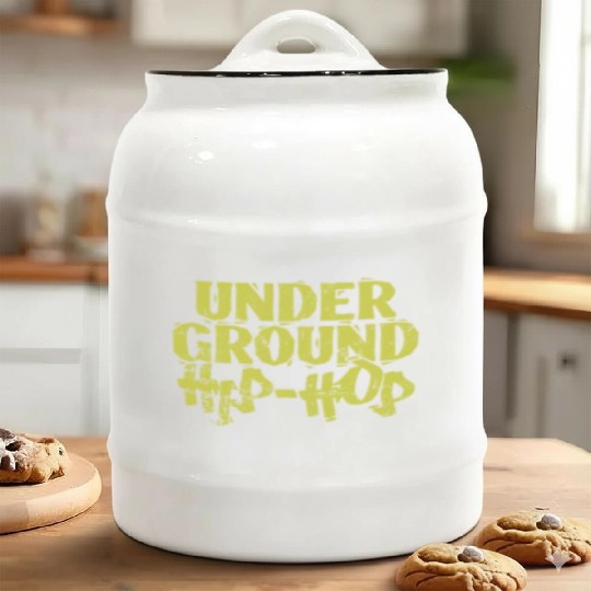 Under Ground Hip Hop Music Direction Rap Ceramic Cookie Jars
