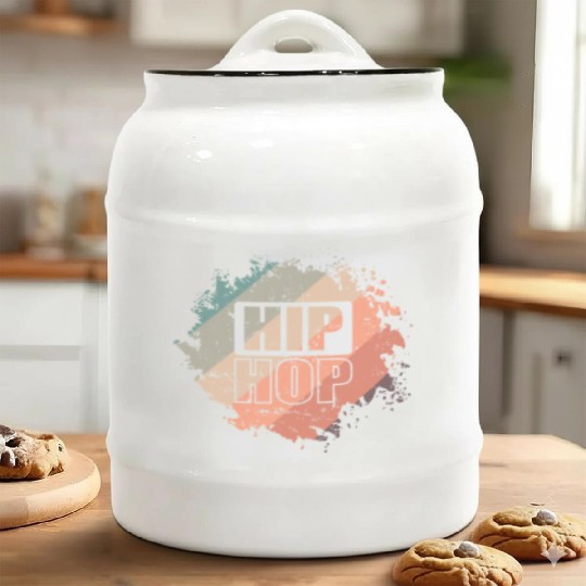 Hip Hop Rap Style of Music Direction of Music Ceramic Cookie Jars
