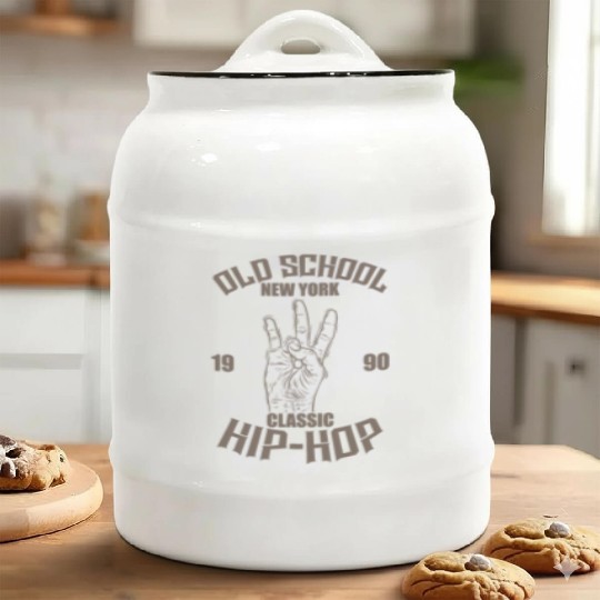 Old School New York 1990 Classic Hip Hop Rap Ceramic Cookie Jars