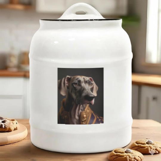 Great Dane Dog Breed Portrait Royal Renaissance An Ceramic Cookie Jars