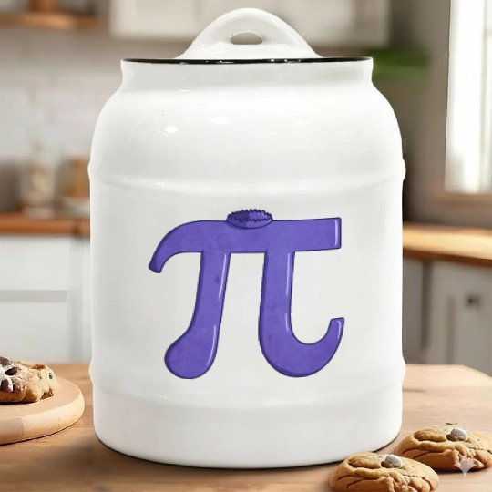 Blueberry Pi - Funny Pi Day Math Teacher Ceramic Cookie Jars