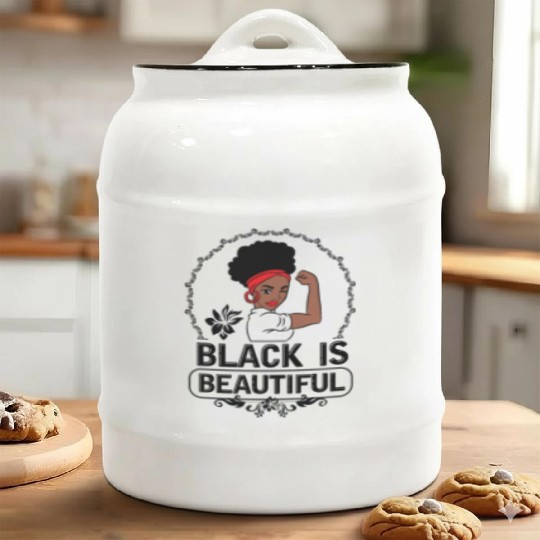 Black Is Beautiful Ceramic Cookie Jars
