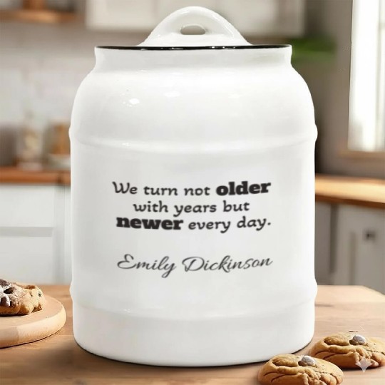 Emily Dickinson quotes Ceramic Cookie Jars