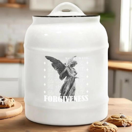 Forgiveness Streetwear Ceramic Cookie Jars
