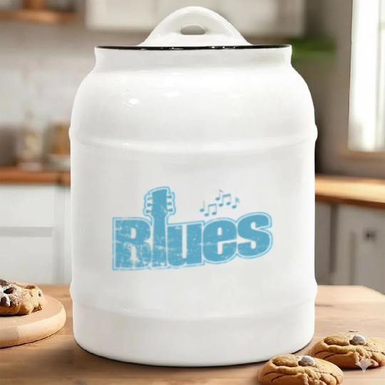 Blues Music Chicago Trumpet Ceramic Cookie Jars