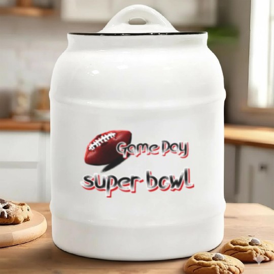 super bowl sunday Ceramic Cookie Jars