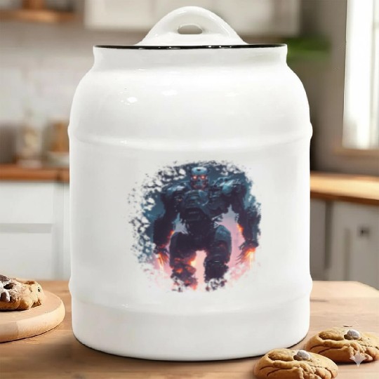 Terminator Exoskeleton Ceramic Cookie Jars