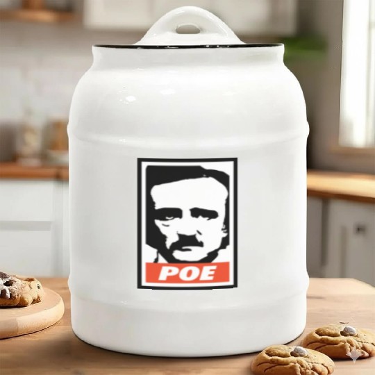 Edgar Allan Poe Ceramic Cookie Jars