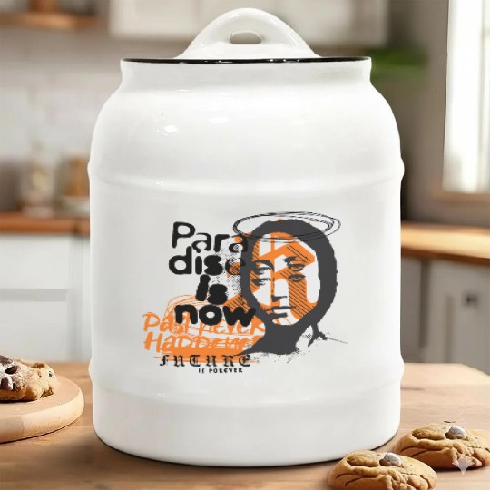Paradise is now past never happened Ceramic Cookie Jars