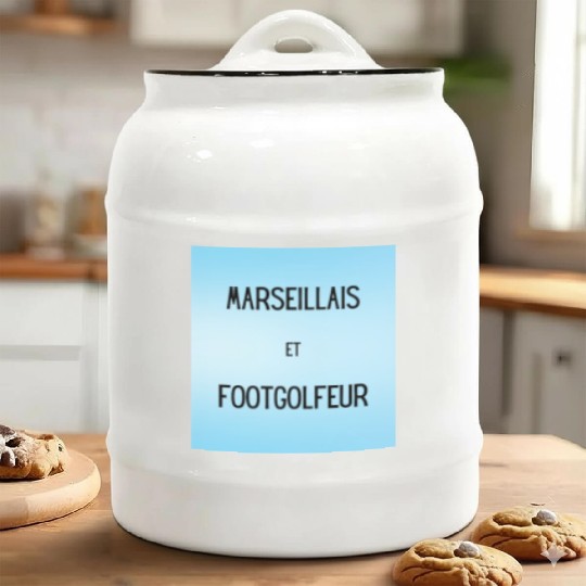 Marseillais et footgolfeur Ceramic Cookie Jars